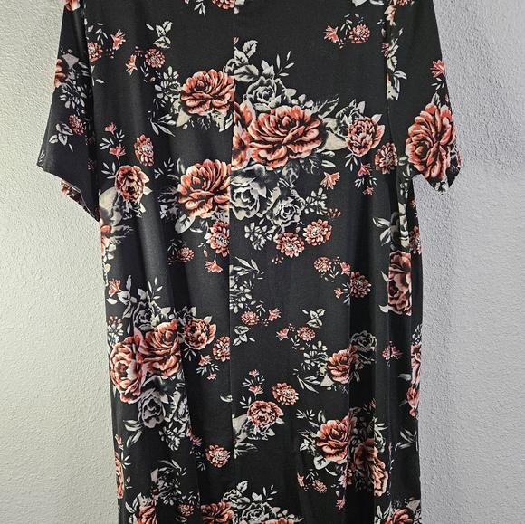 MRT 1030 Beautiful Floral Knit Dress 1X - Picture 2 of 3